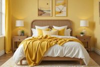 dekorasi kamar warna kuning