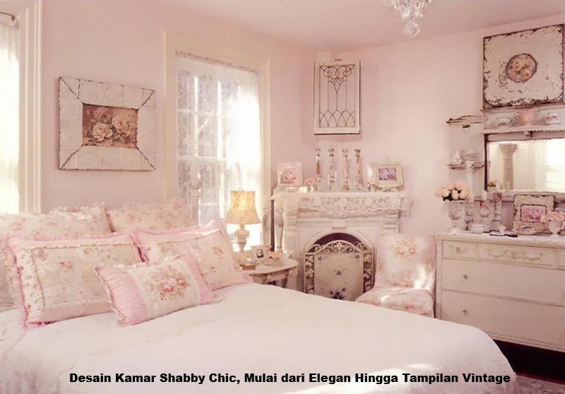 Desain Kamar Shabby Chic