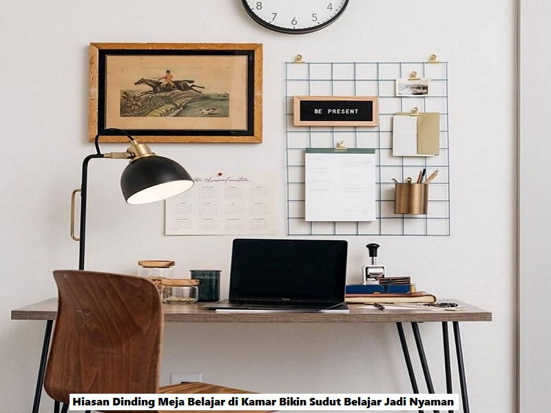 Hiasan Dinding Meja Belajar